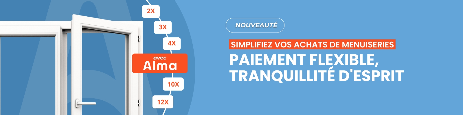 Avec ALMA : paiement en plusieurs fois possible, et ce jusqu'à 12 fois ! - Version Desktop