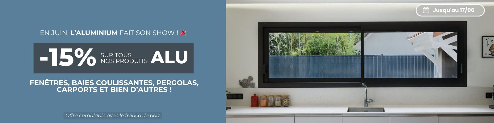 ALUMINIUM : 15% sur tout l'ALU du site jusqu'au 17/06/25 ! - Version Desktop
