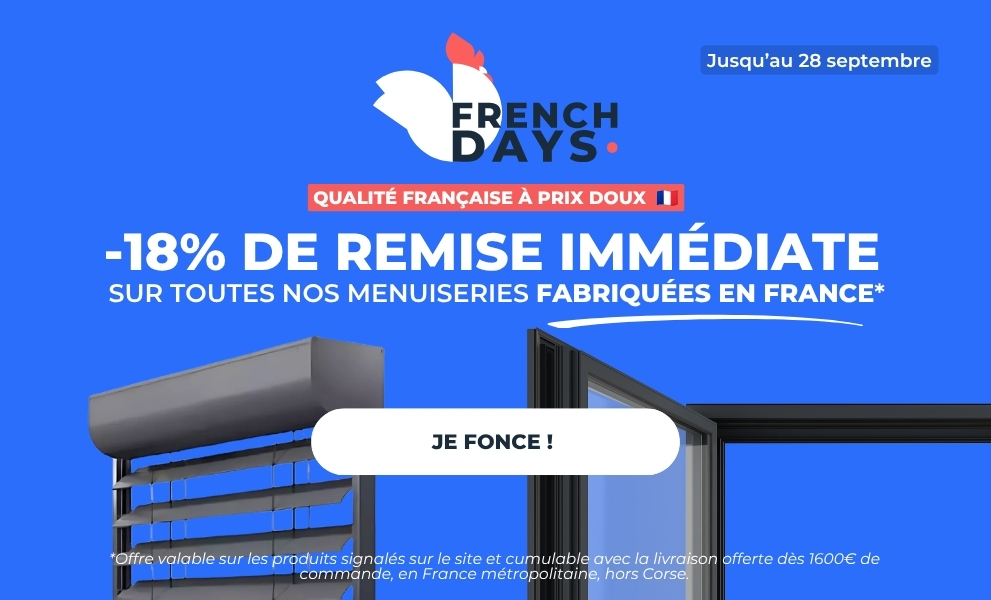 FRENCH DAYS : 18% sur une sélection de produits français jusqu'au 28/09 ! - Version mobile