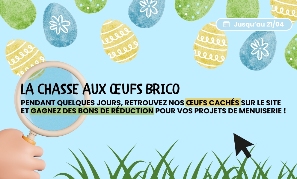 Chasse aux œufs : trouvez un œuf et bénéficiez d'une remise sur votre panier jusqu'au 21/04 ! - Version mobile