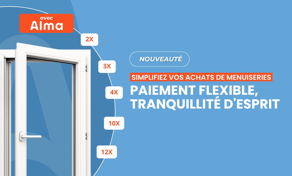 Avec ALMA : paiement en plusieurs fois possible, et ce jusqu'à 12 fois ! - Version mobile